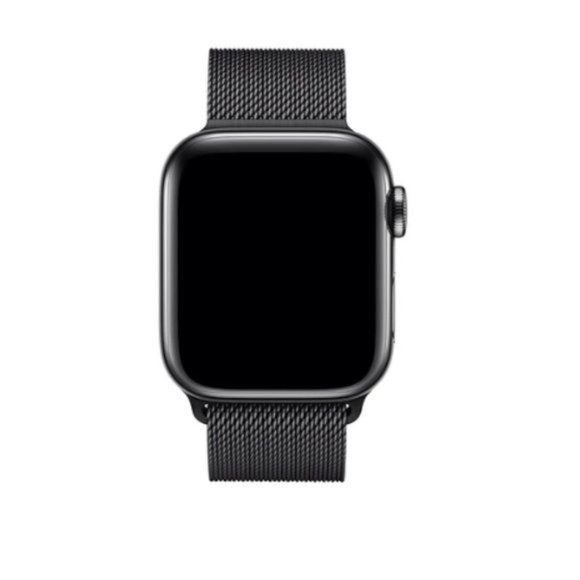 NEW Black Magnetic Stainless Band For Apple Watch - Picture 2 of 9